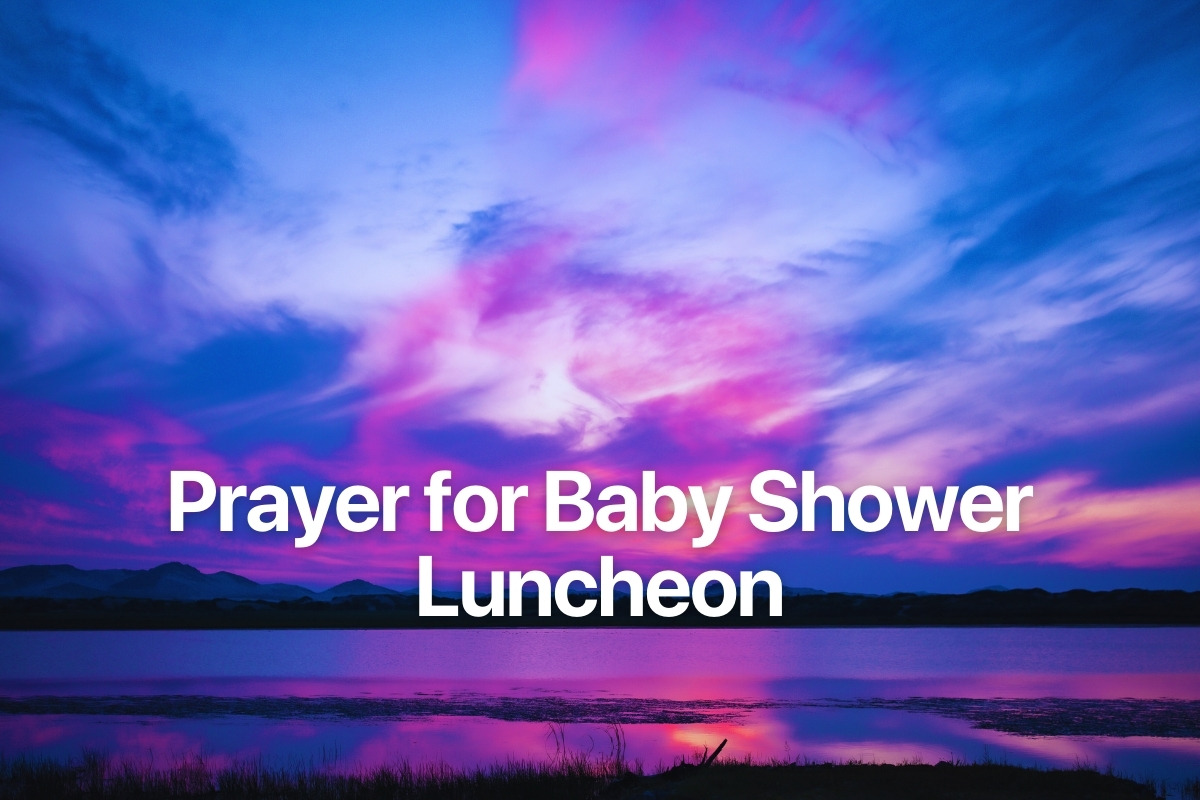 Prayer for Baby Shower Luncheon