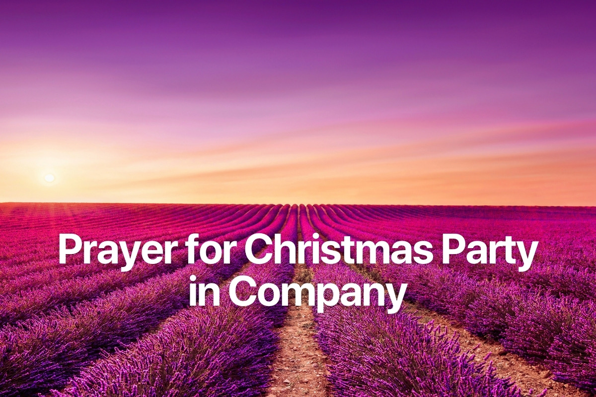 Prayer for Christmas Party in Company