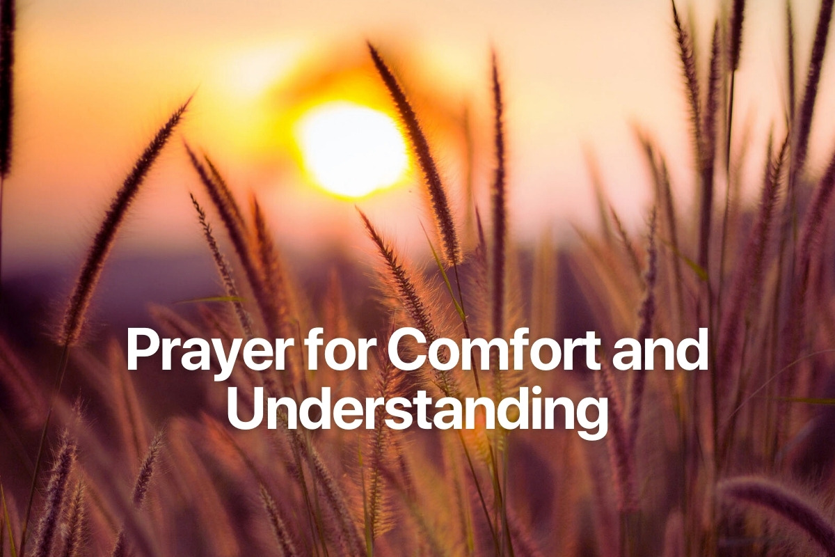 Prayer for Comfort and Understanding