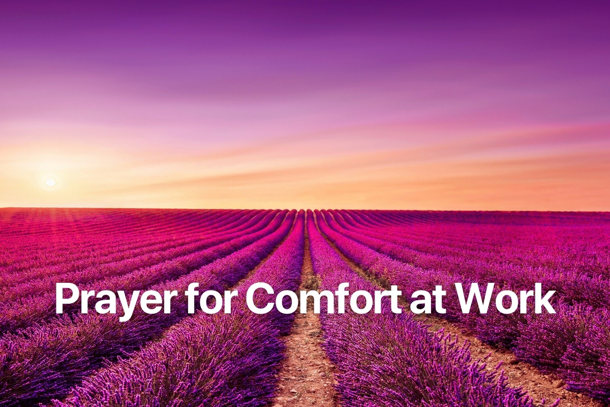 Prayer for Comfort at Work