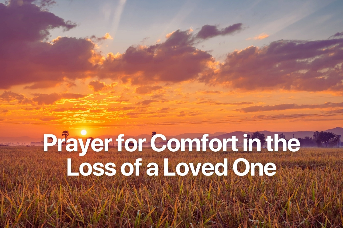 Prayer for Comfort and Strength After Losing a Loved One