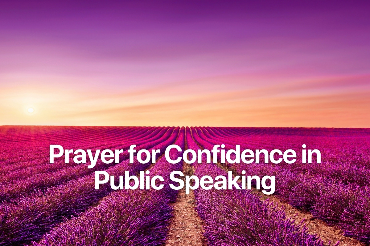 Prayer for Confidence in Public Speaking
