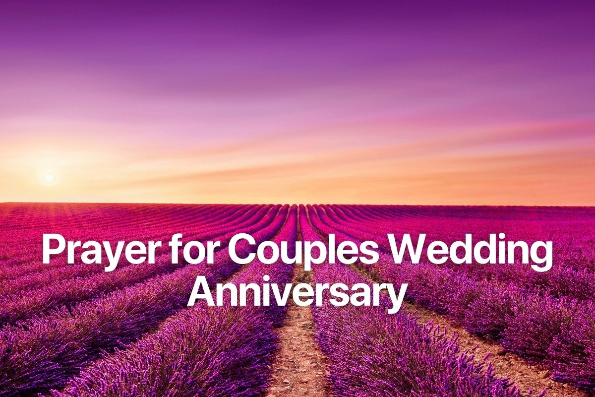 Prayer for Couples Wedding Anniversary
