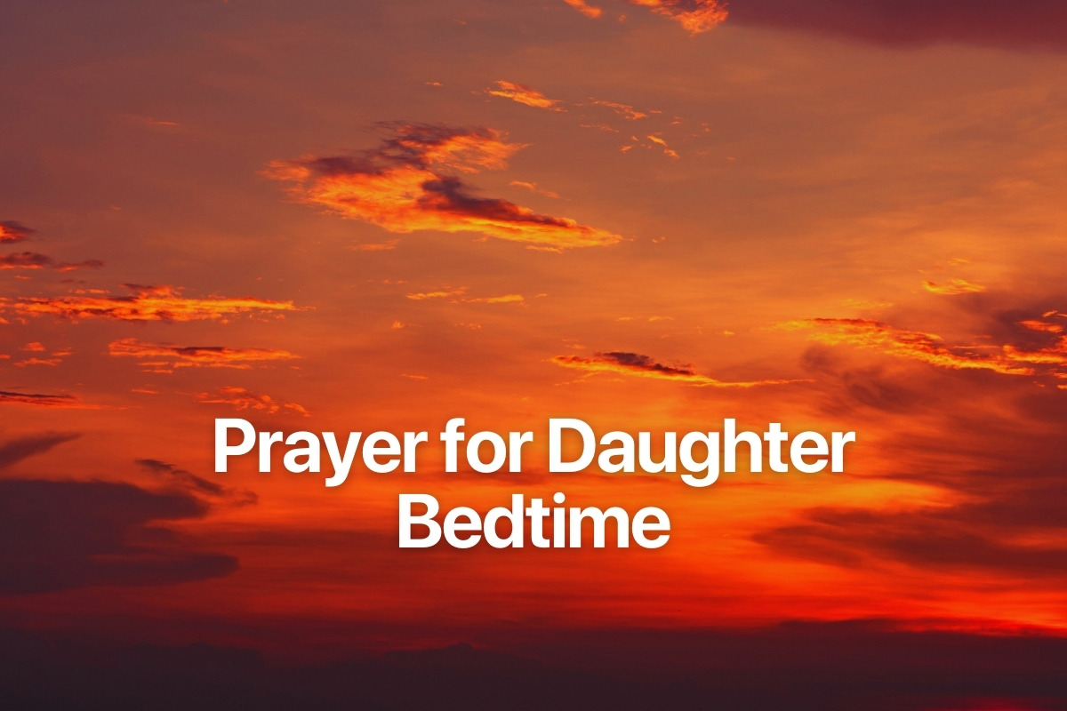 Prayer for Daughter Bedtime