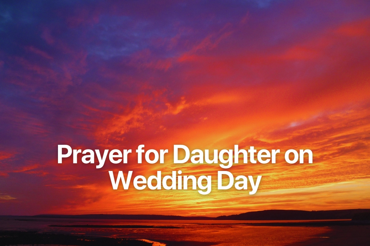 Prayer for Daughter on Wedding Day
