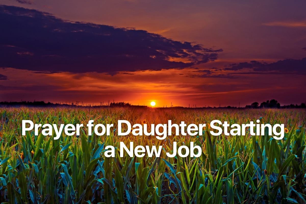 Prayer for Daughter Starting a New Job