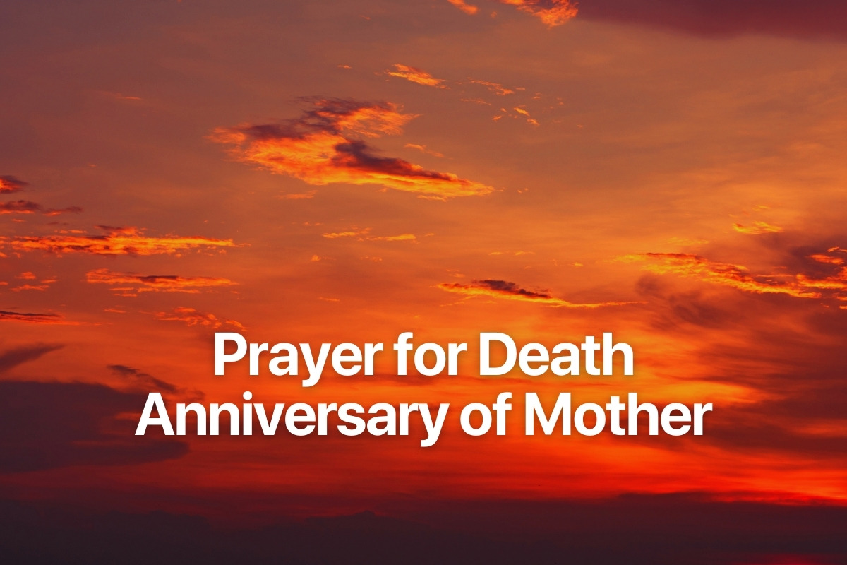 Prayer for Death Anniversary of Mother
