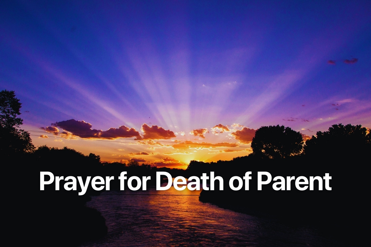 Prayer for Death of Parent