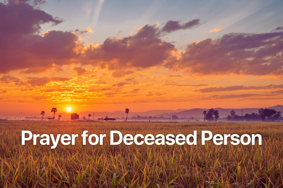 Prayer for Deceased Person