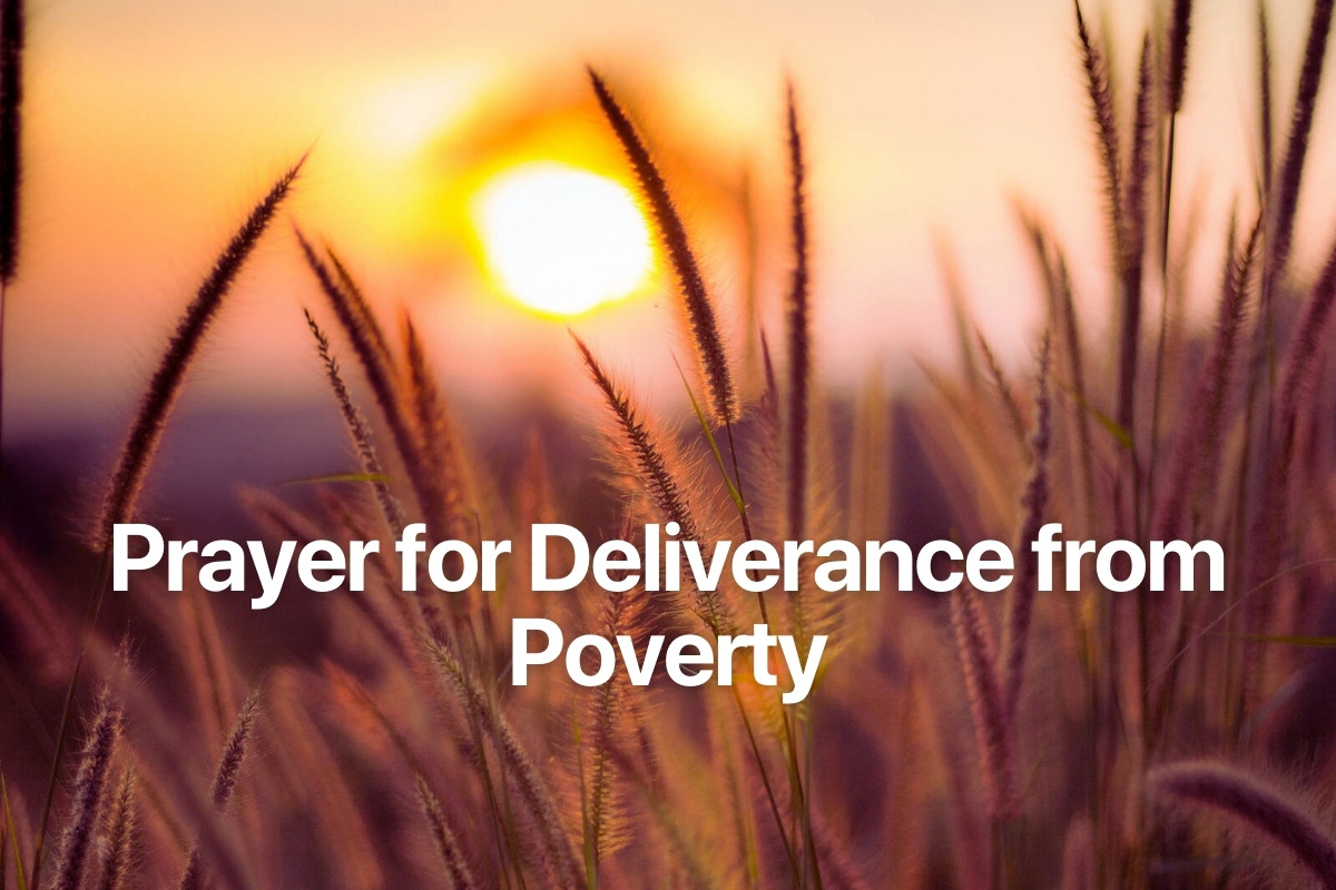 Prayer for Deliverance from Poverty