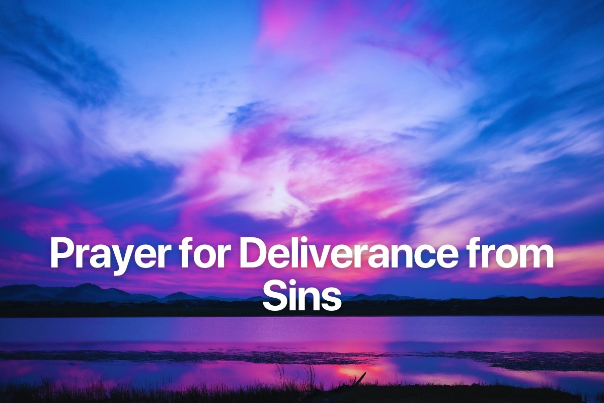 Prayer for Deliverance from Sins