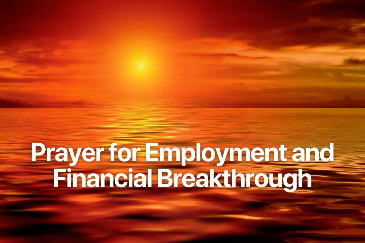 Prayer for Employment and Financial Breakthrough