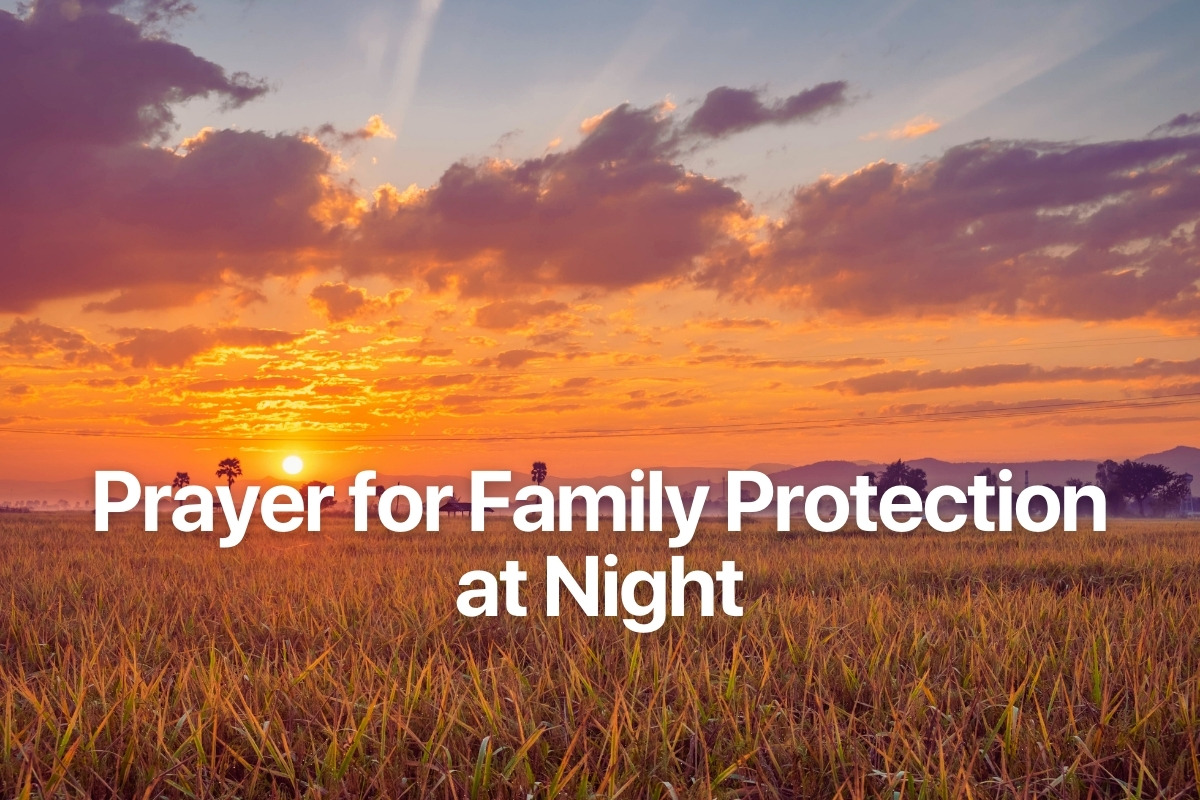 Prayer for Family Protection at Night