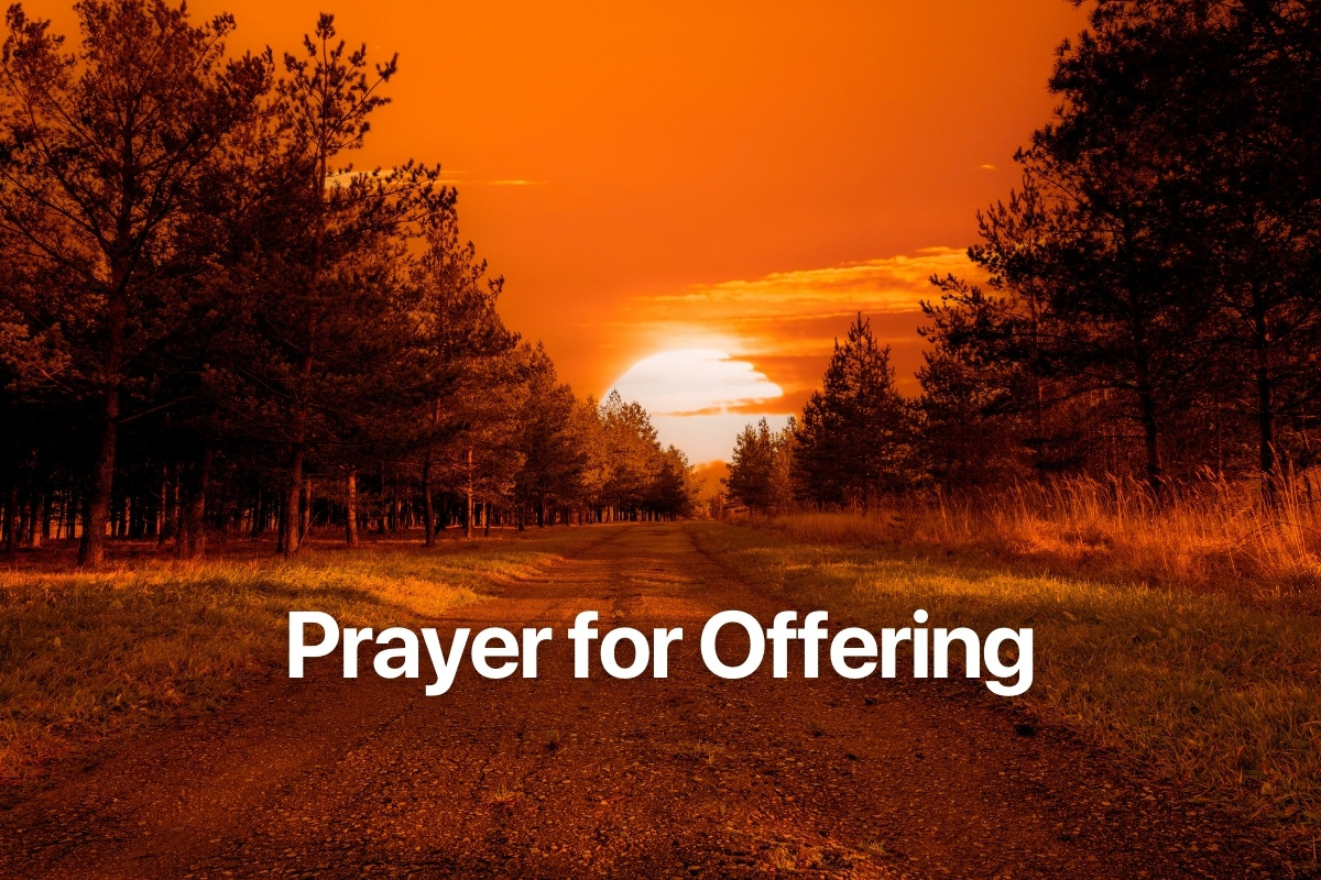 Prayer for Offering