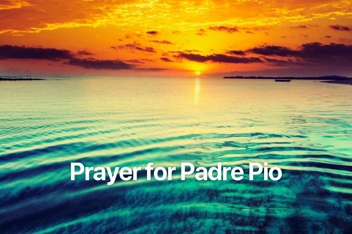 Prayer for Padre Pio