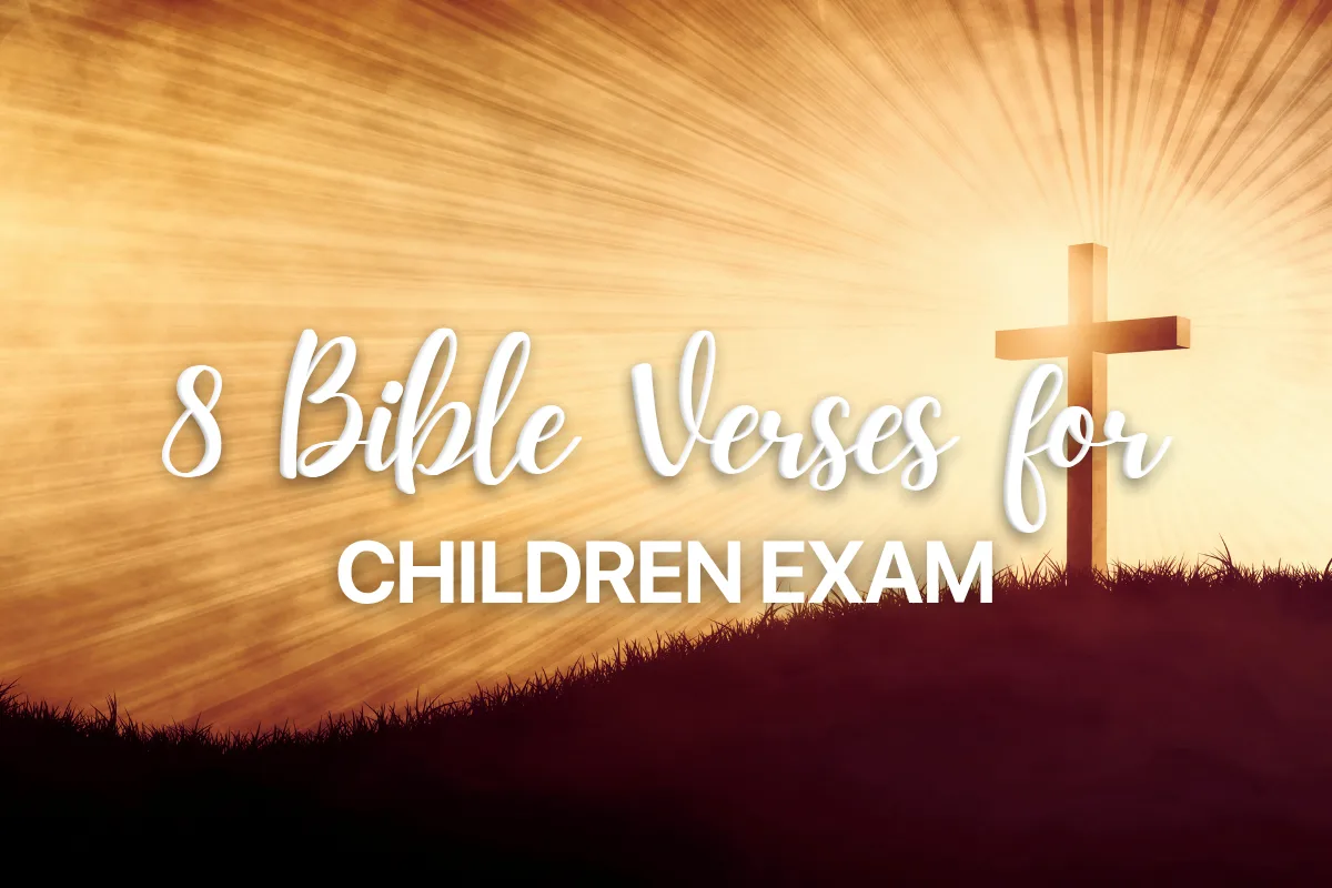 8 Bible Verses for Children Exam